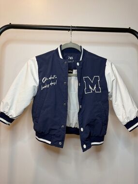 Zara Disney Mickey Mouse Varsity Jacket - Boys